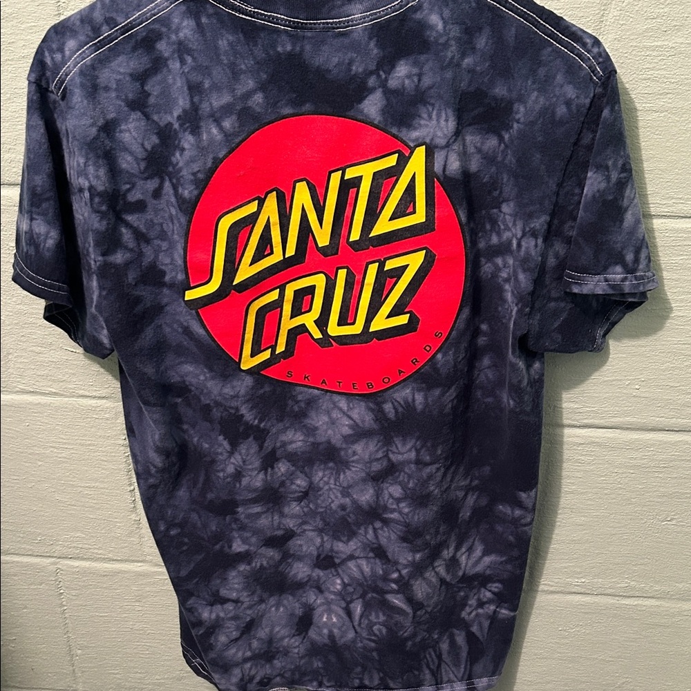 Santa Cruz Blue and White Tee